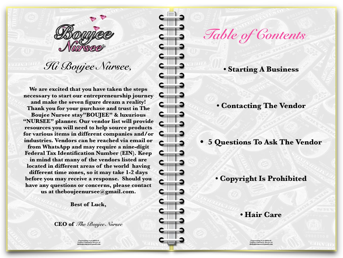 Hair Care Vendor List