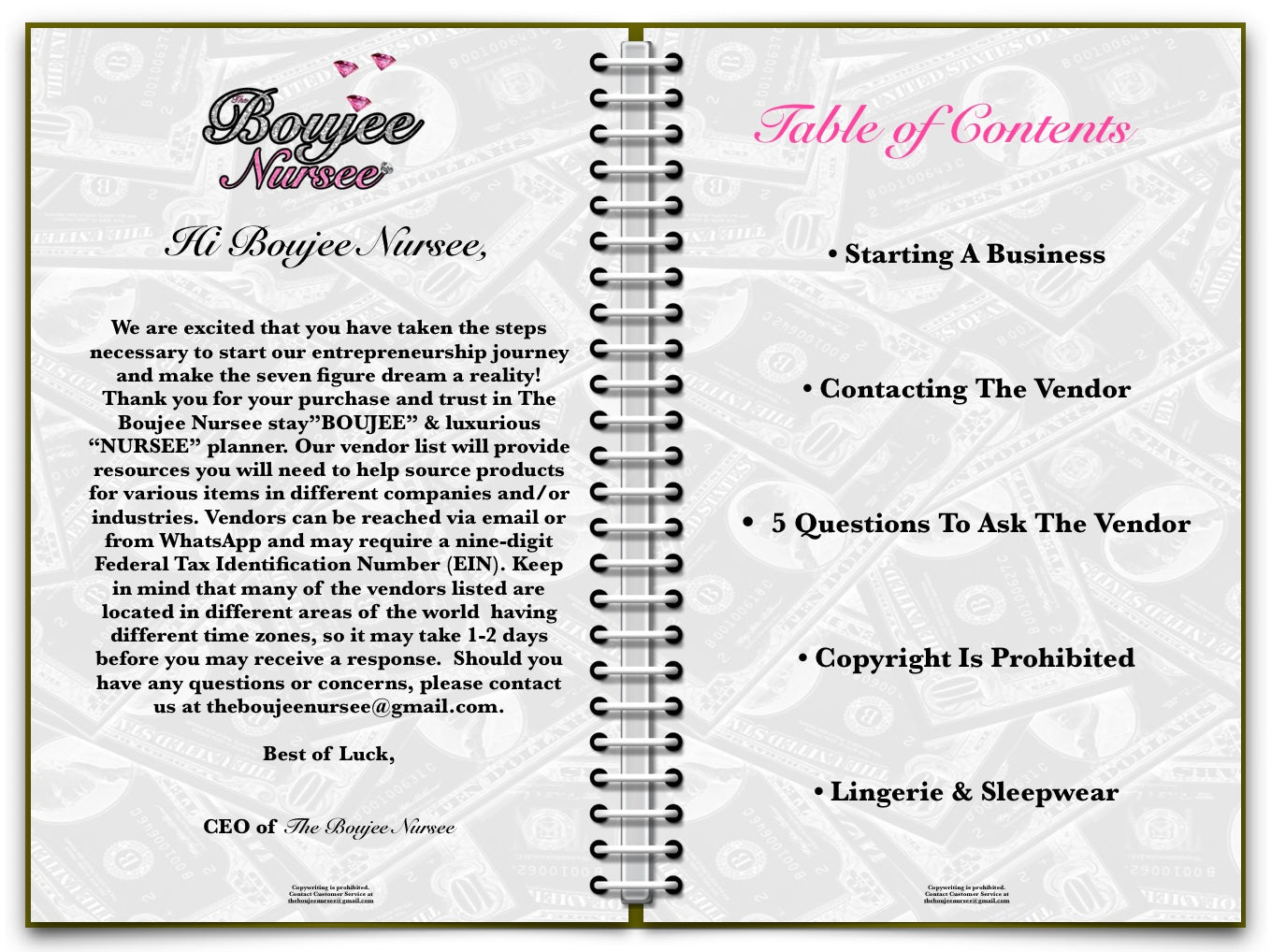 Lingerie & Sleepwear Vendor List
