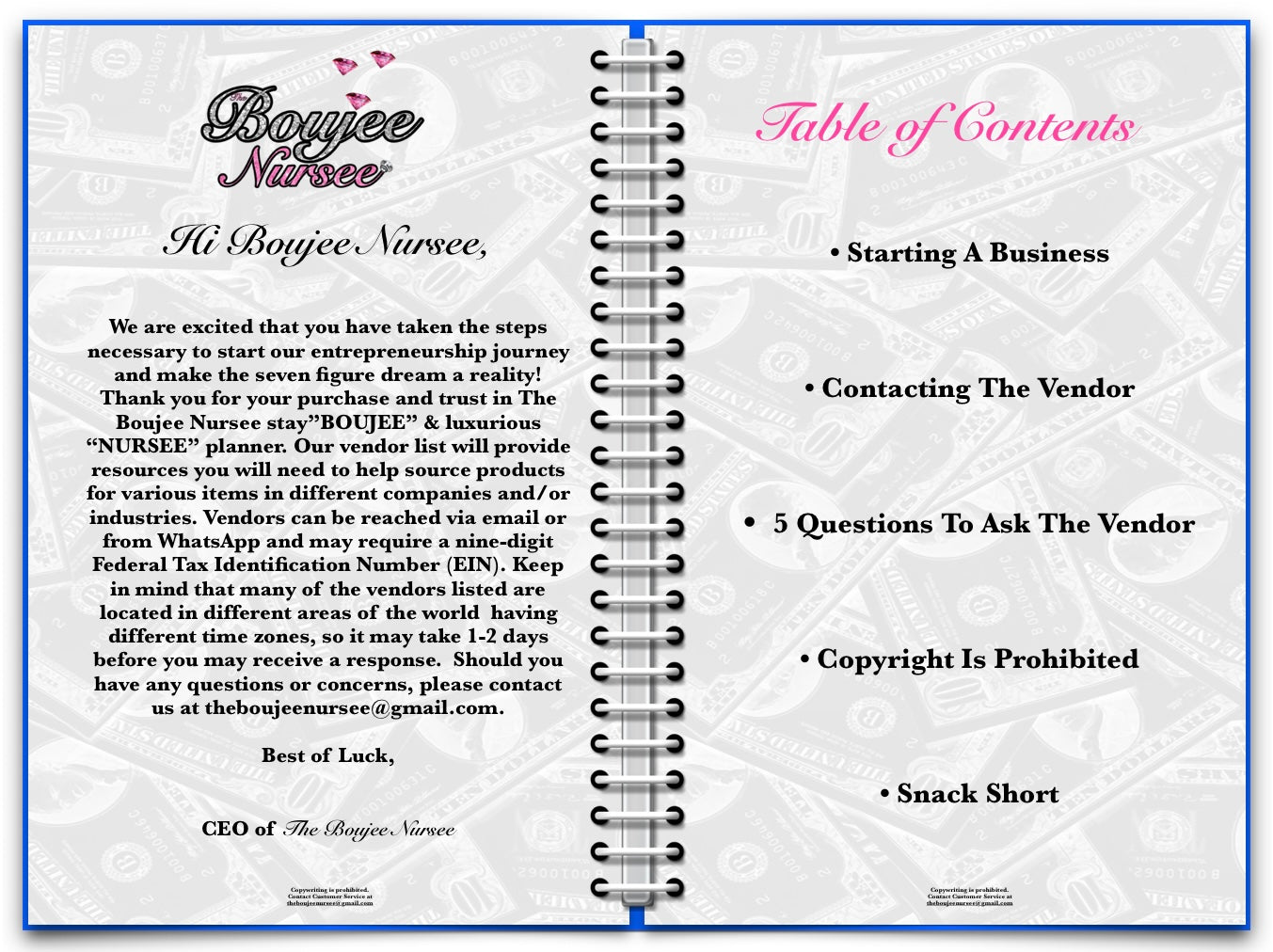 Snack Shorts Vendor List