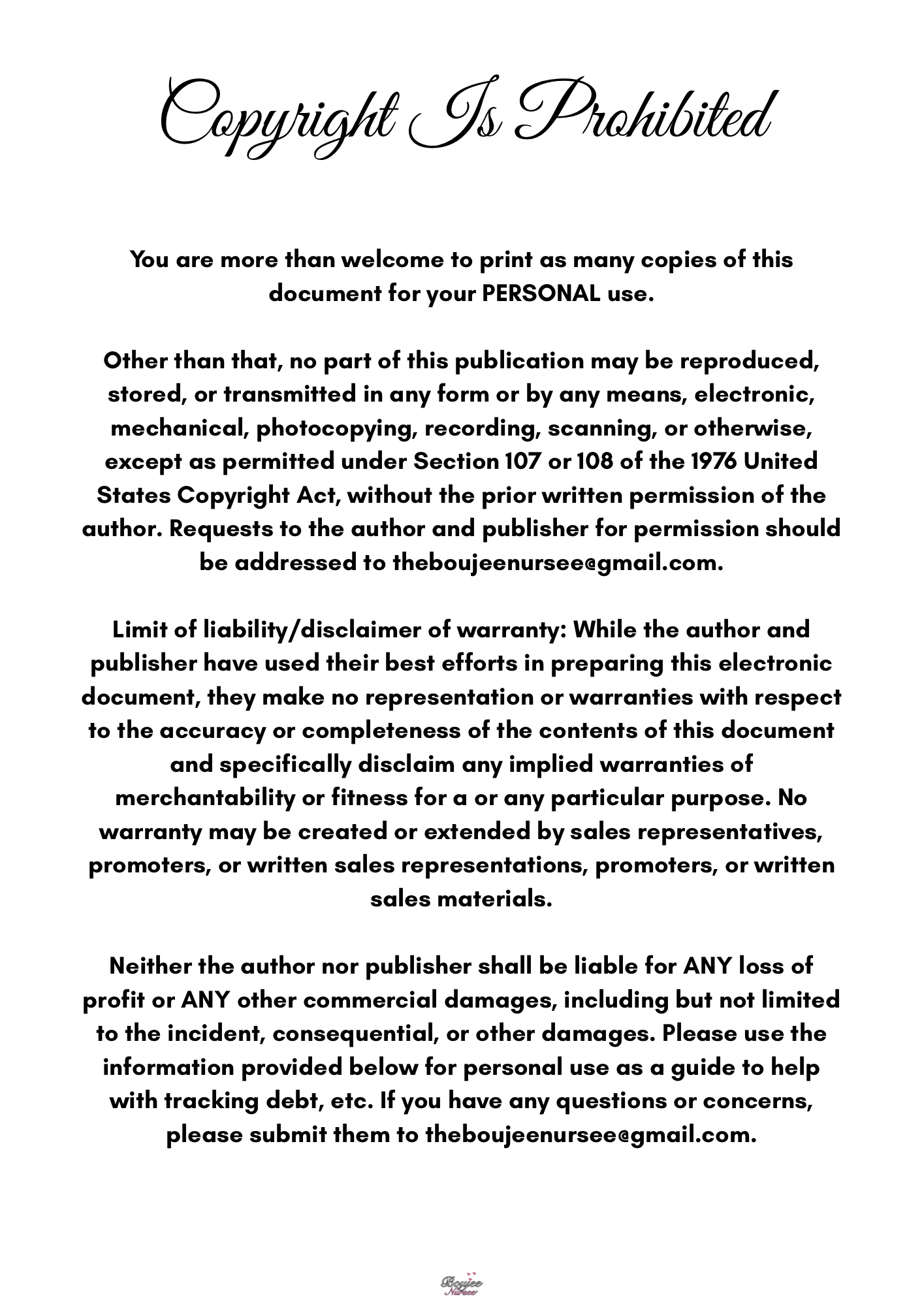 Debt Trackers Bundle