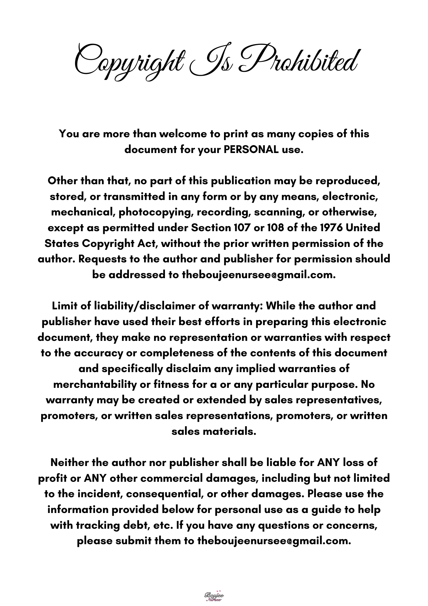 Credit Repair Planner